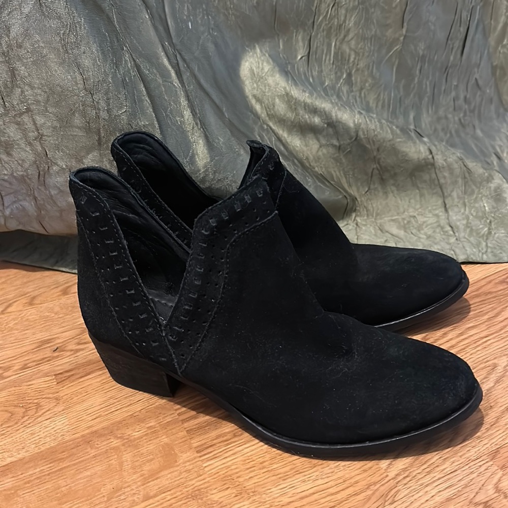 BCBGeneration Black Suede Booties